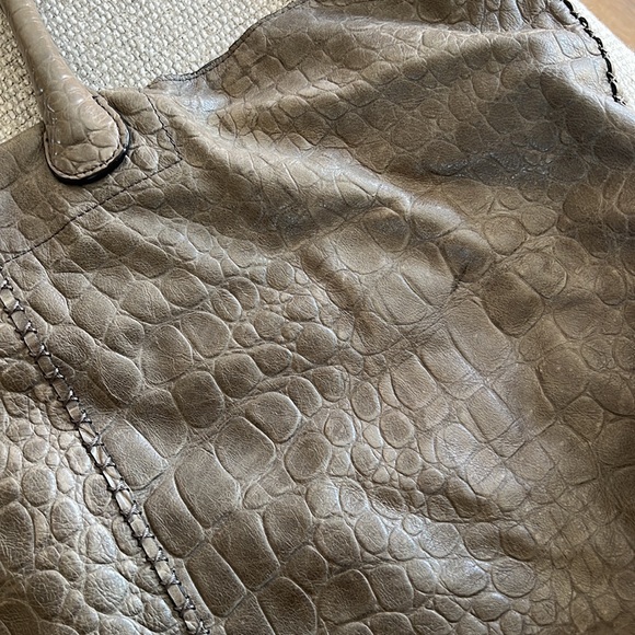 Liebeskind Chelsea Croc Embossed Leather Tote - Picture 6 of 11